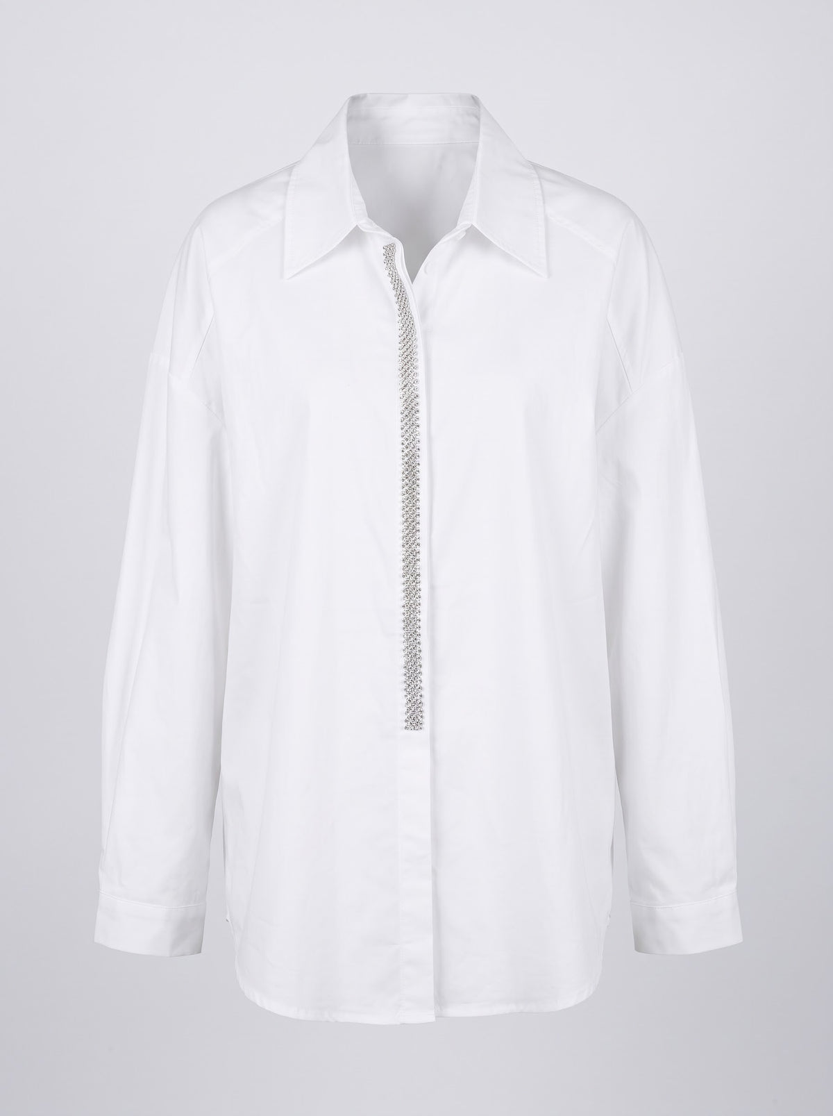 Cămașă Albă Oversized accesorizata (S-XL)