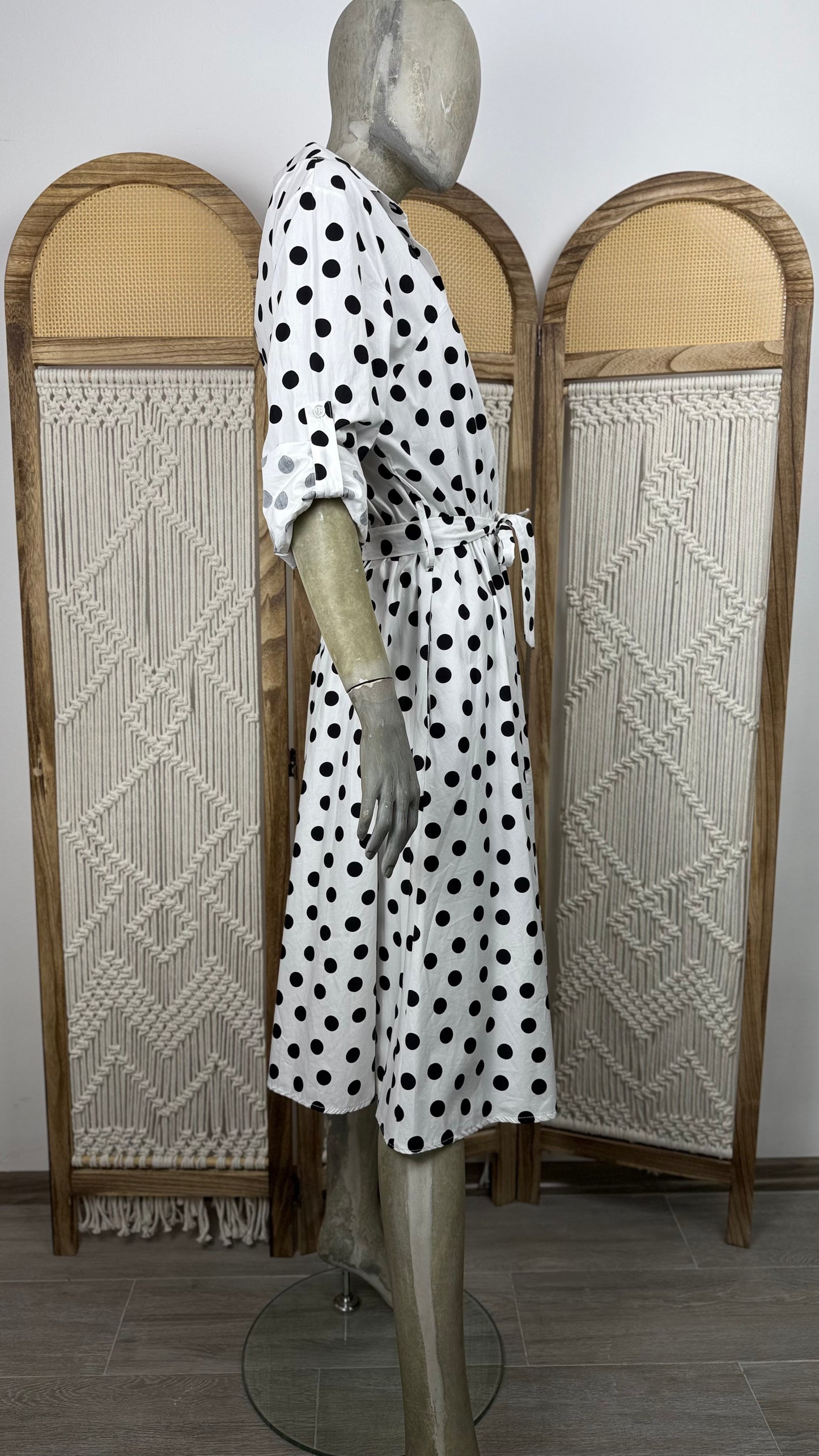 ROCHIE CAMASA CU PRINT BULINE SI CORDON