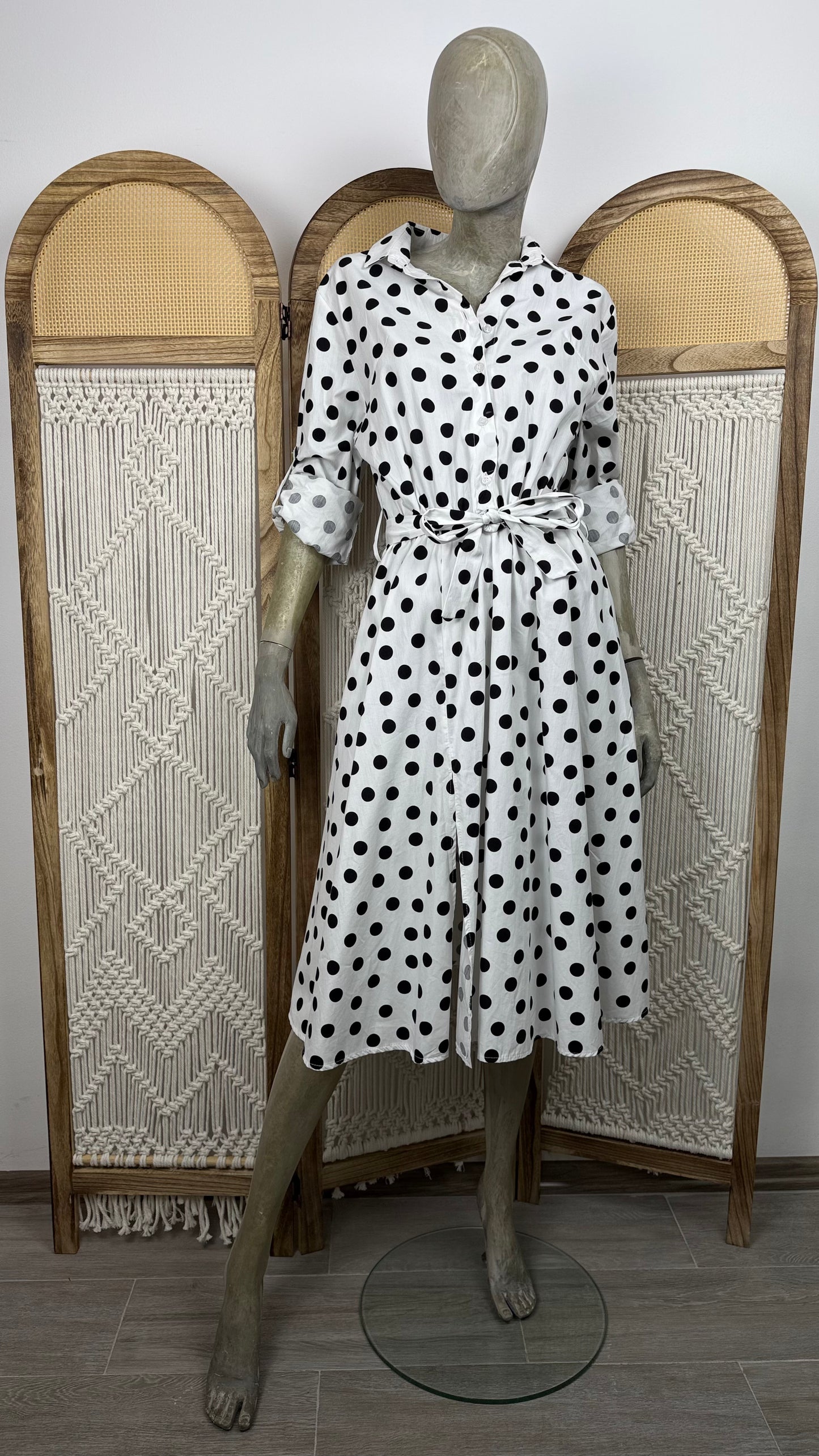 ROCHIE CAMASA CU PRINT BULINE SI CORDON