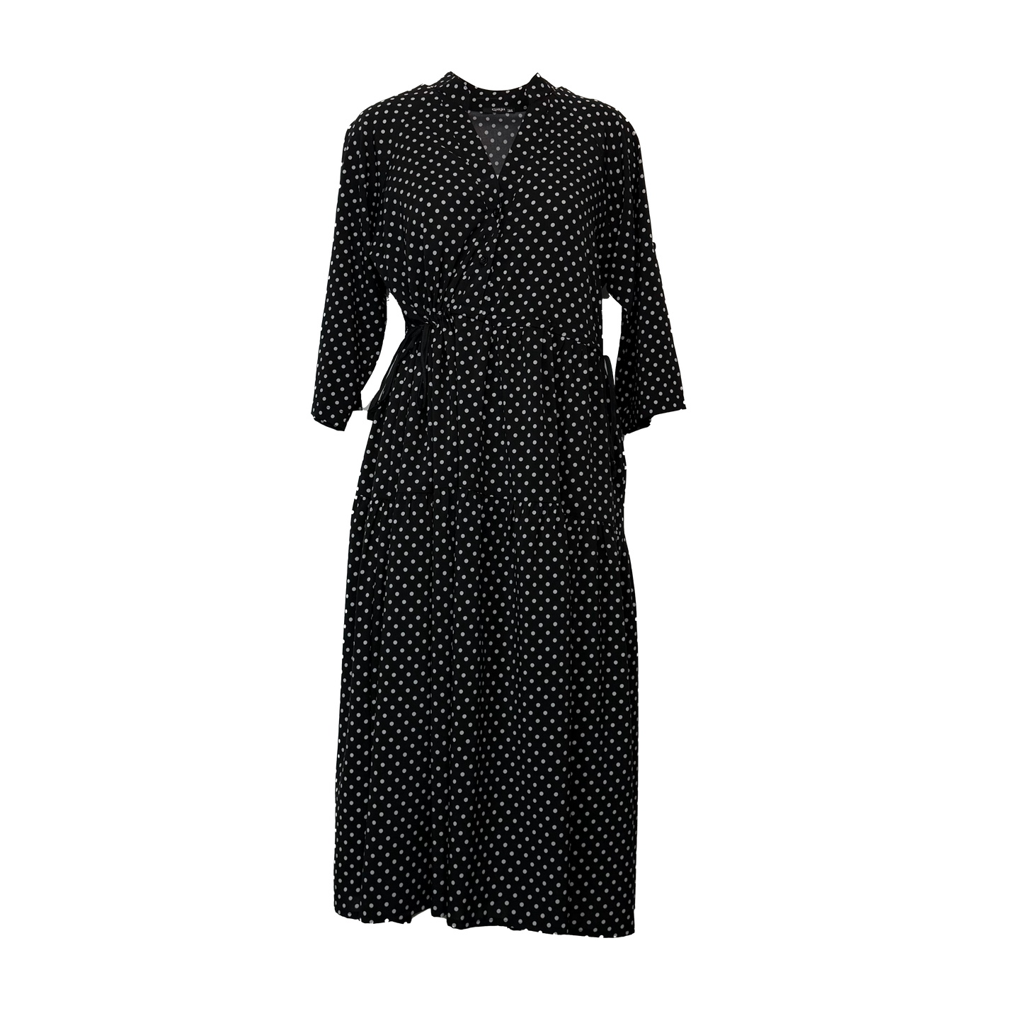 ROCHIE NEAGRA CU BULINE SI MANSETE CONTRAST