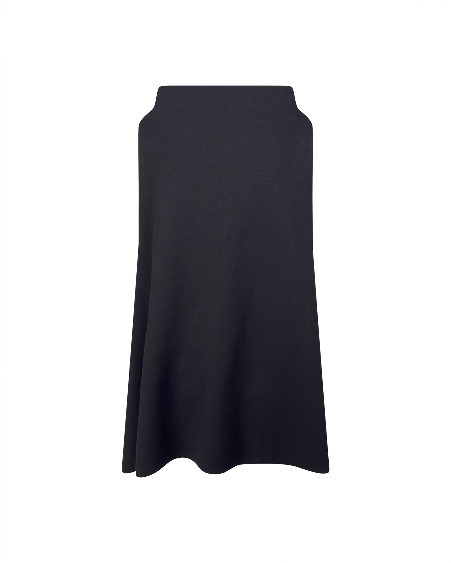 Capă Neagră Asimetrică cu Ținte | Talie Unică | Qarma