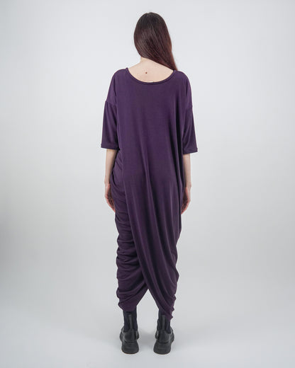 Rochie Mov Lalea Parte Peste Parte (S-XL)
