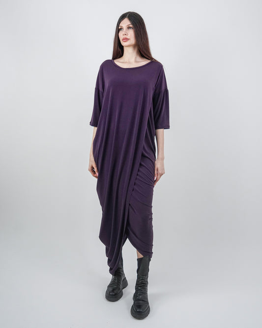 Rochie Mov Lalea Parte Peste Parte (S-XL)