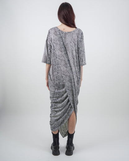Rochie Snake Print Lalea Parte Peste Parte (S-XL)