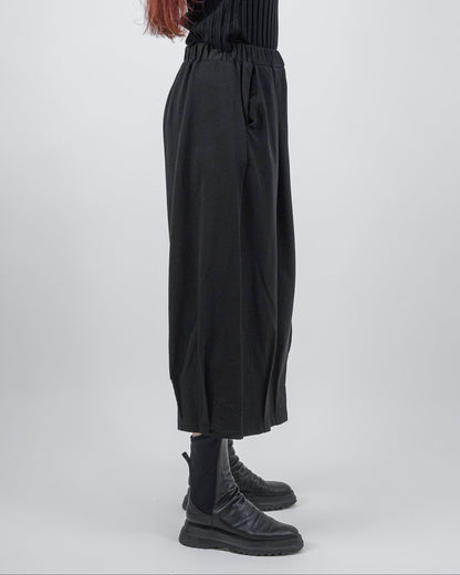 Pantaloni Culottes Arhitecturali din Bumbac (S-XL)