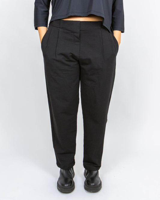 Pantaloni Negri Conici din Viscoză | Mărime Universală (S-XL) | Qarma