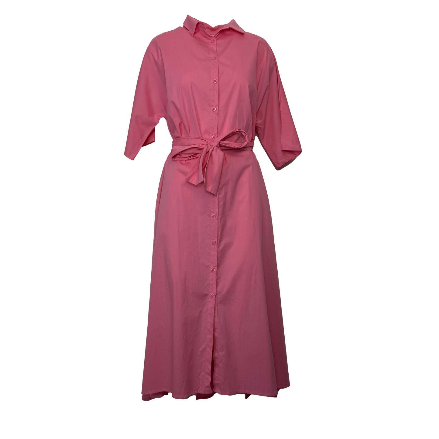 ROCHIE CAMASA LUNGA ROZ CU CORDON