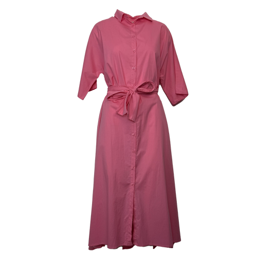 ROCHIE CAMASA LUNGA ROZ CU CORDON