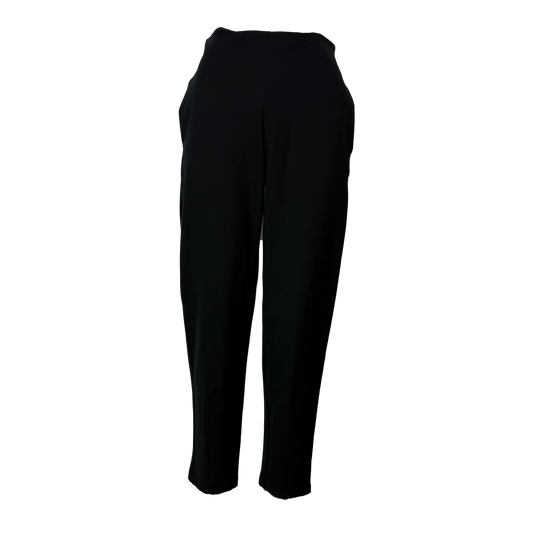 Pantaloni negri conici minimalisti