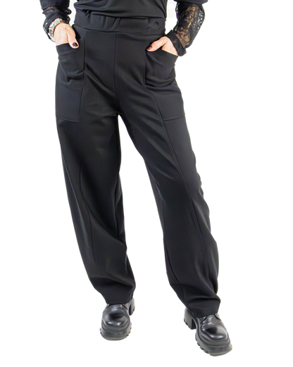 Pantaloni Arhitecturali cu Buzunare Geometrice (S-XL)