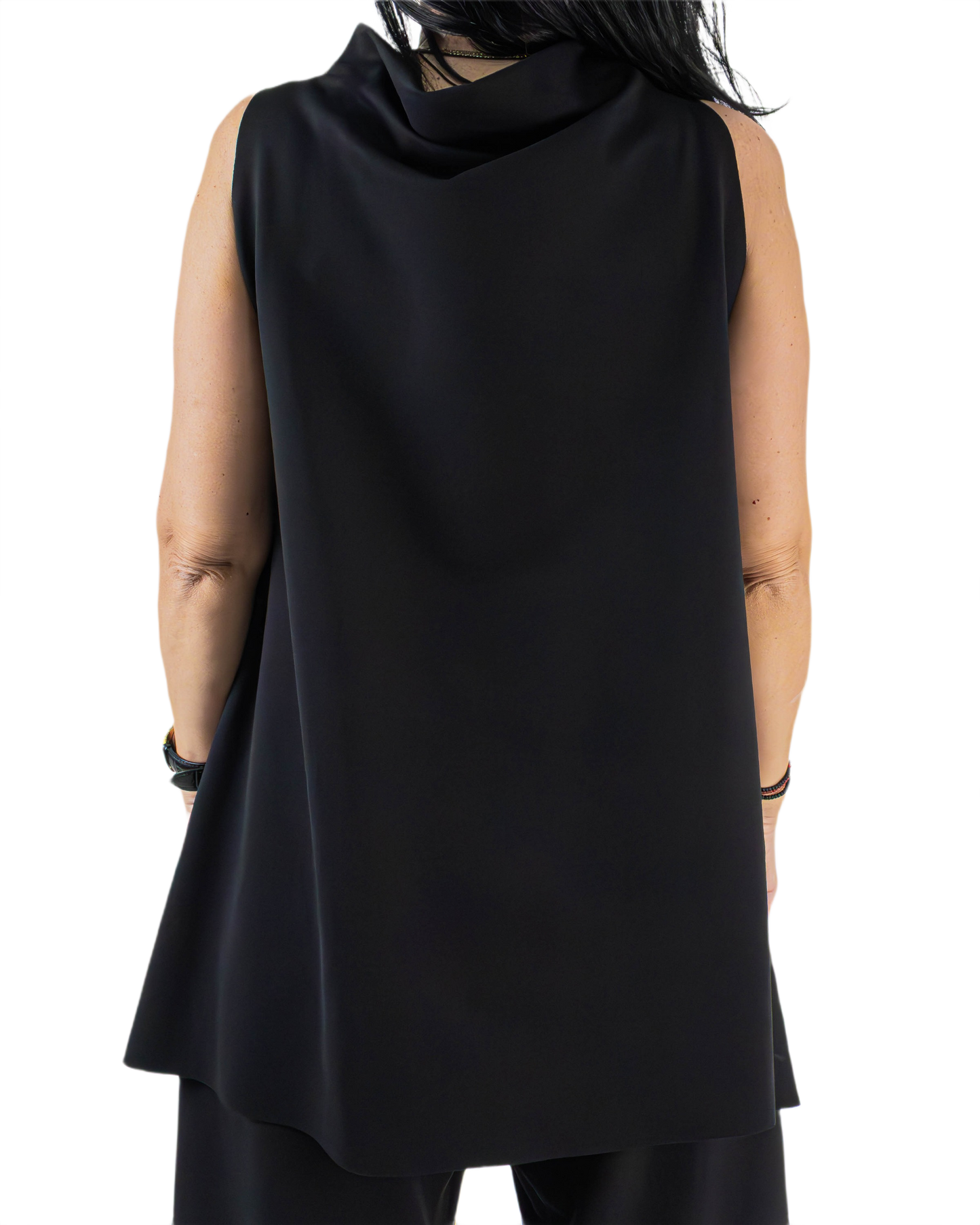 Capă Neagră Asimetrică (S-XL)