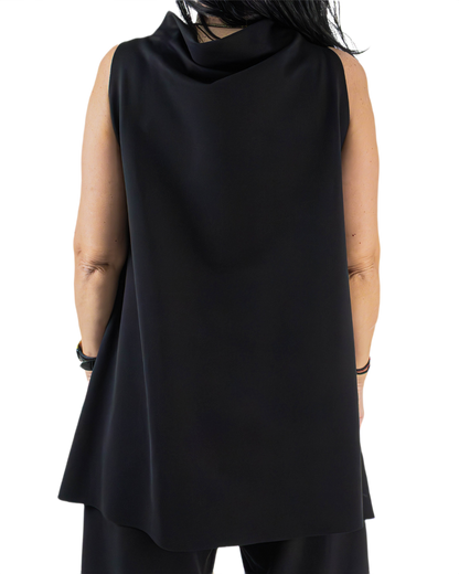 Capă Neagră Asimetrică (S-XL)