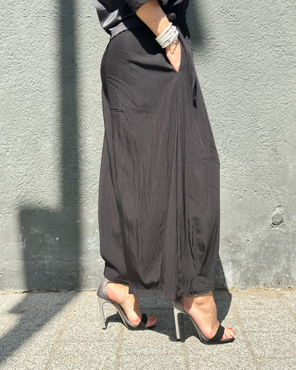 Pantaloni Culottes Arhitecturali din Lycra (S-XL)
