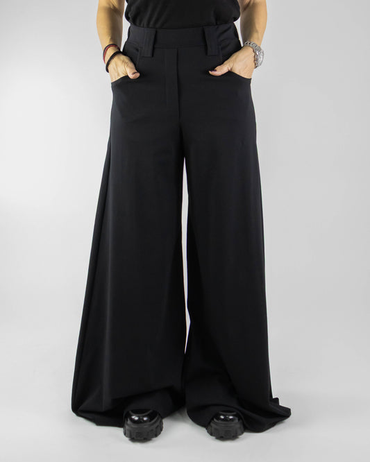 Pantaloni Wide-Leg din Jerse de Bumbac Premium (S-XL)