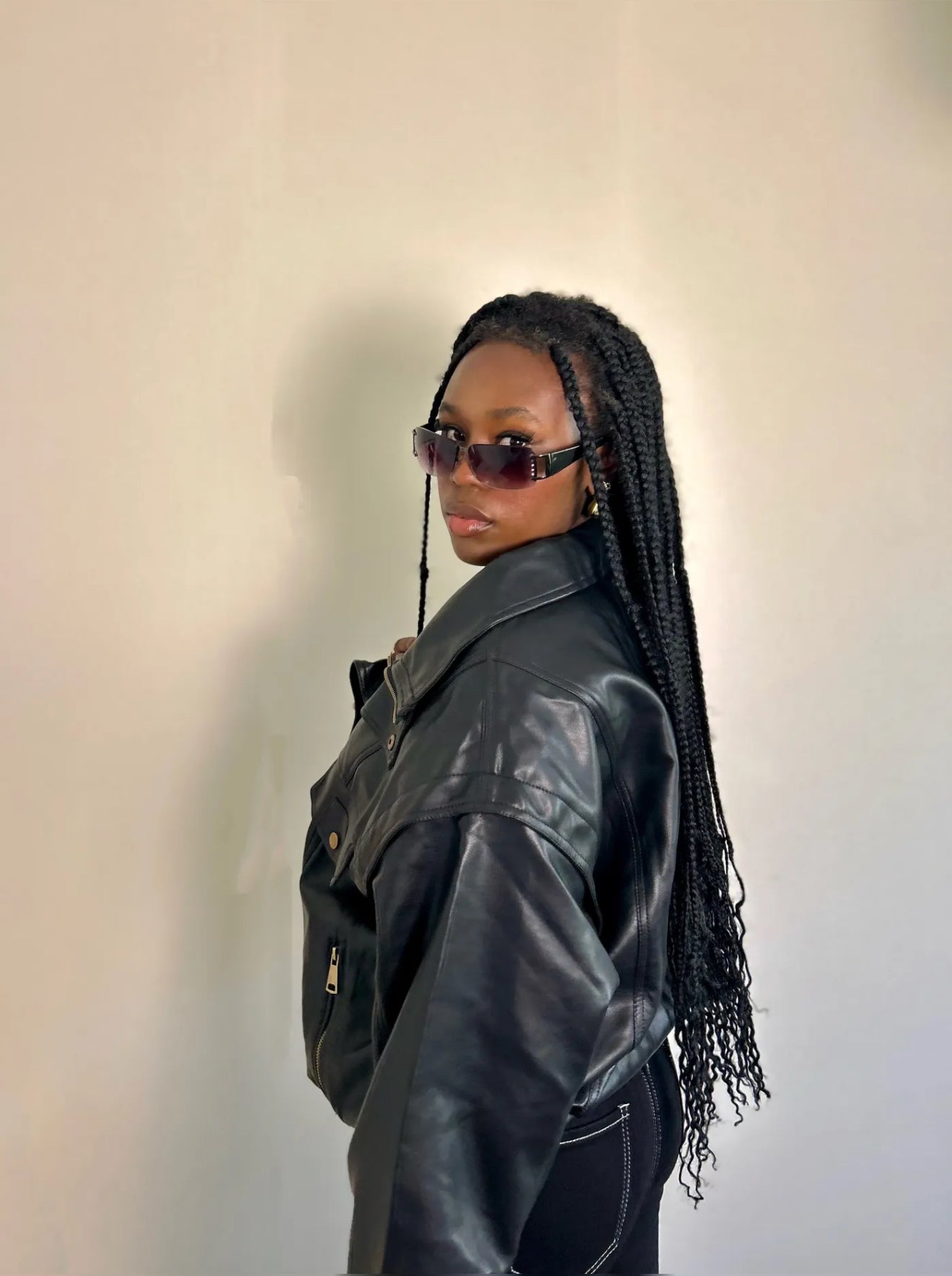 Geacă Bomber Oversized Neagră | Talie Unică | Qarma Selection